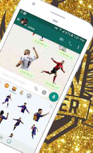 ⚽Soccer Stickers for WhatsApp (WAStickerApps) ⚽ 2