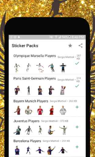 ⚽Soccer Stickers for WhatsApp (WAStickerApps) ⚽ 4