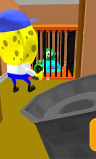 Sponge Neighbor Escape 3D 4
