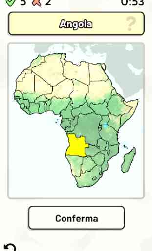 Stati dell'Africa -Quiz: Mappe, Capitali, Bandiere 1
