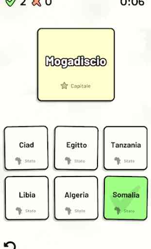 Stati dell'Africa -Quiz: Mappe, Capitali, Bandiere 4