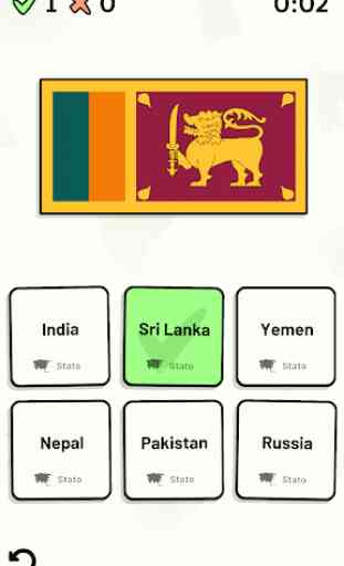 Stati dell'Asia - Quiz: Mappe, Capitali, Bandiere 2