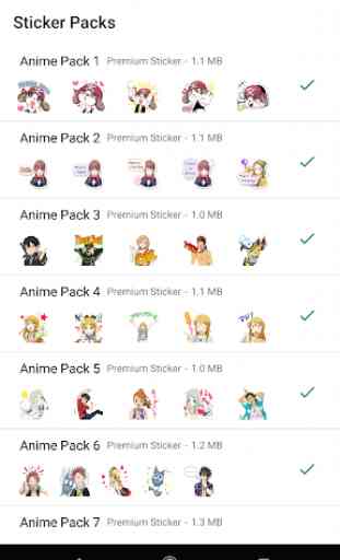 TOP Anime Sticker for WAStickerApps 1