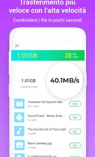 Trasferimento Dati, Condividi app, Spostare dati 2