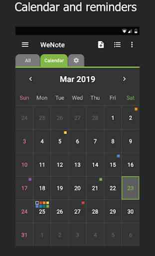 WeNote - Color Notes, To-do, Reminders & Calendar 2