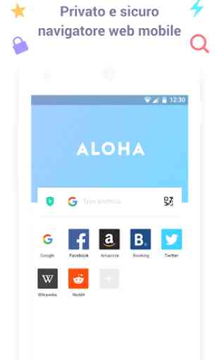 Aloha Browser Lite - Browser privato e VPN gratis 1