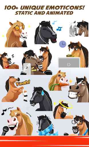 American Quarter Horse Emoji Stickers App 2