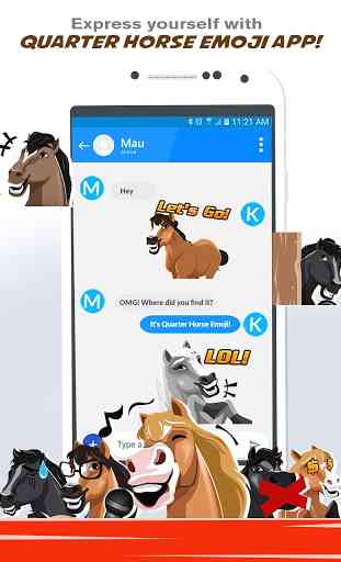 American Quarter Horse Emoji Stickers App 3