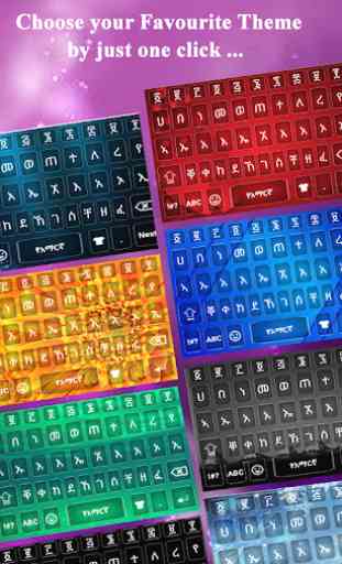 Amharic keyboard Alpha 3