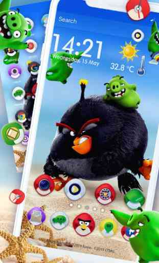 Angry Birds Bad Pigs Themes & Live Wallpapers 1