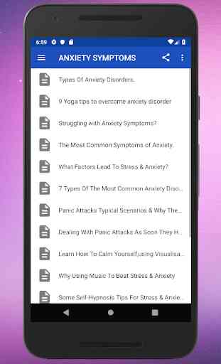 Anxiety Symptoms 2