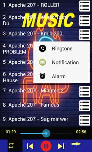 Apache 207 songs offline /Ringtones 2