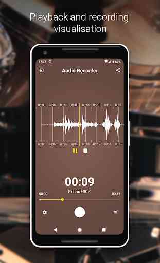 Audio Recorder (no ads) 3