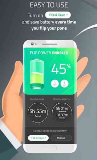 Battery Saver & Charge Optimizer - Flip & Save 1