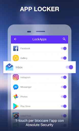 Blocco App Con Impronta Digitale & Password 1