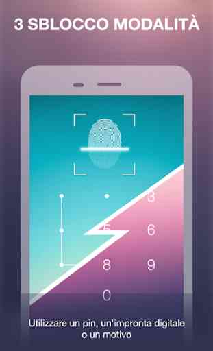 Blocco App Con Impronta Digitale & Password 3