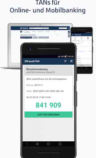 BW-pushTAN für mobiles Banking 1