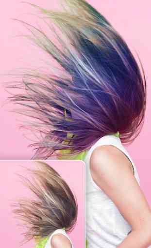 Cambia Colore Capelli - capelli colorati su foto 2