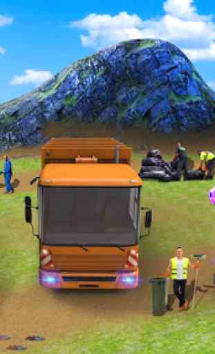 città volante spazzatura camion guida simulatore 1