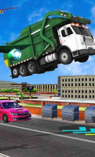 città volante spazzatura camion guida simulatore 2