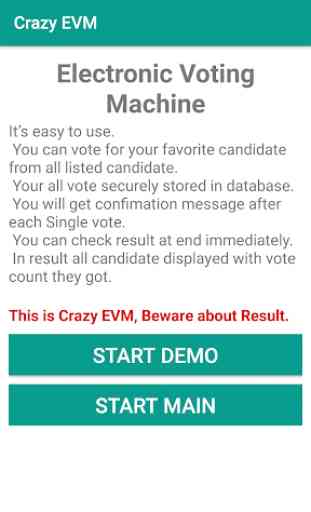 Crazy EVM (Electronic Voting Machine) 1