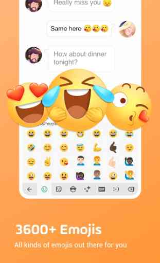 Facemoji Emoji Keyboard Lite: Emoji,DIY Theme,GIF 2