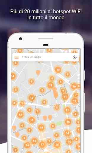 Fon WiFi App - accesso illimitato e map WiFi app 1