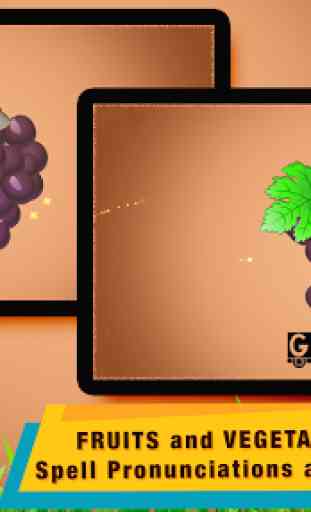 Fruits and Vegetables Puzzle Game for Kids 4