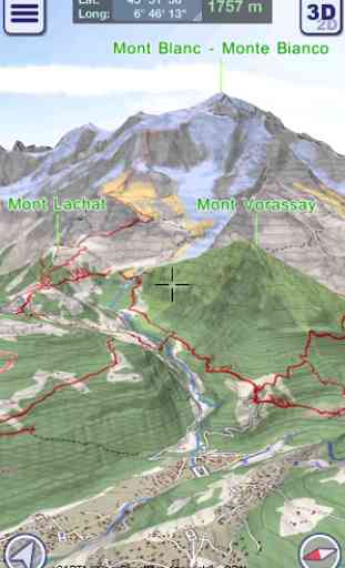 GeoFlyer Europa 3D - Mappe Offline GPS Percorsi 3