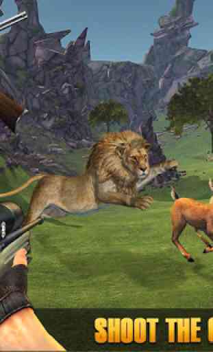 Gioco di caccia di Lion Sniper - Animali di safari 1