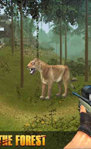 Gioco di caccia di Lion Sniper - Animali di safari 2