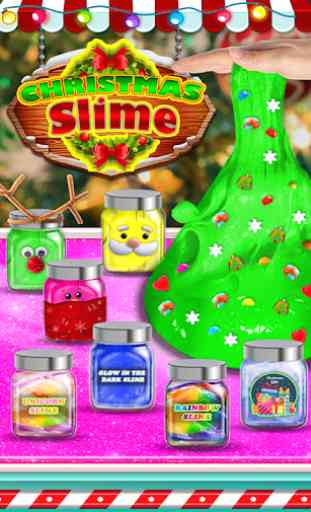 Glow In The Dark Christmas Slime Maker & Simulator 1