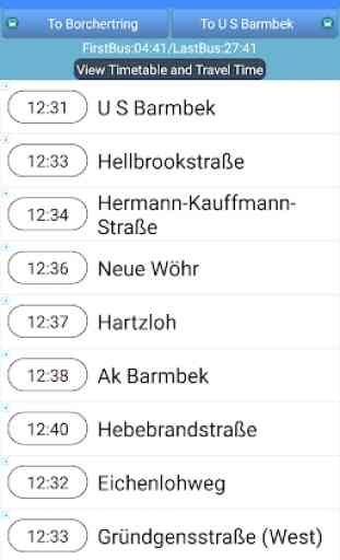 Hamburg HVV Bus Timetable 2