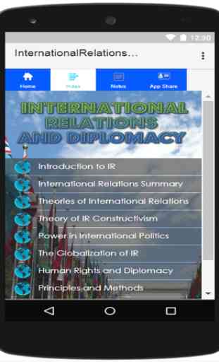 International Relations and Diplomacy 3