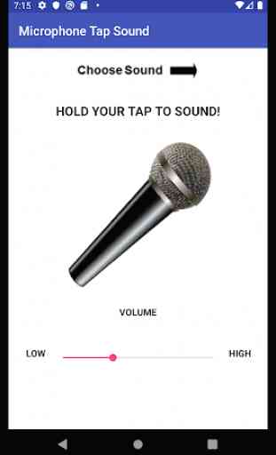 Microphone Tap Sound 1