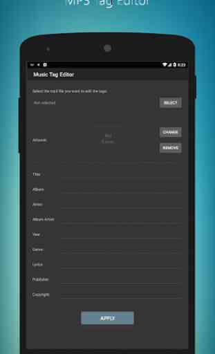 MP3 Tag Editor - Music Cover Changer 1