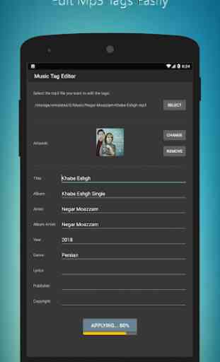 MP3 Tag Editor - Music Cover Changer 3