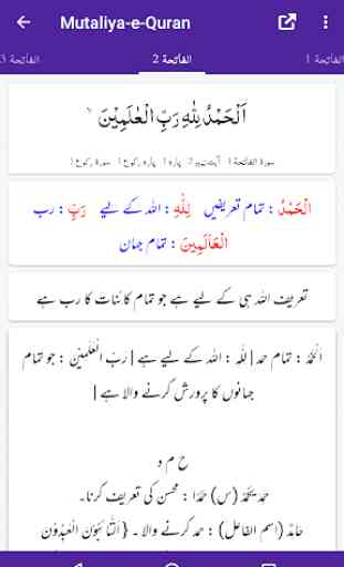 Mutaliya-e-Quran - Word by Word Tarjuma & Tafseer 2