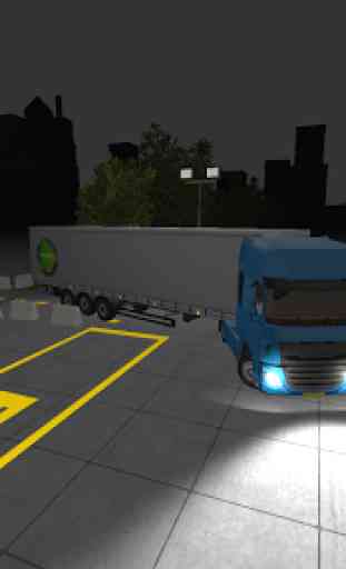 Night Truck Parking 3D 3