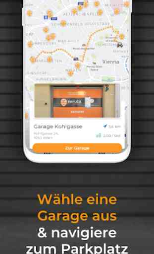 PAYUCA - Parken per Handy App in Wien 2