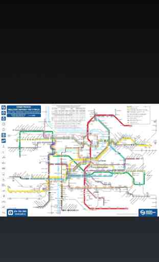 Prague Metro & Tram Map 1