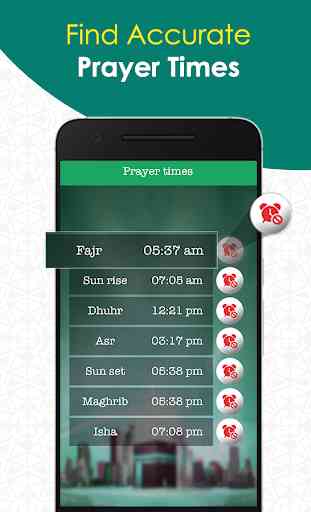 Qibla Direction with Prayer times 3