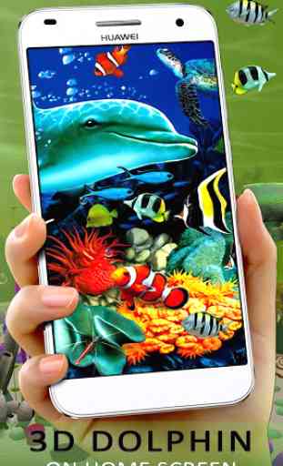 Realistico 3D Koi Fish Aquarium Wallpaper App 1