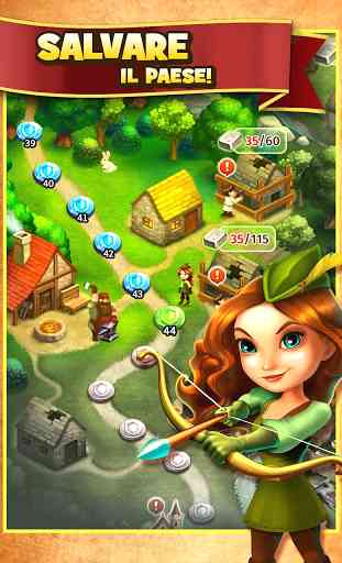 Robin Hood Legends - Gioco Merge & Match 3 2