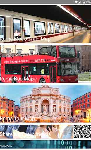 Rome Metro, Train, Bus, Tour Map Offline 2