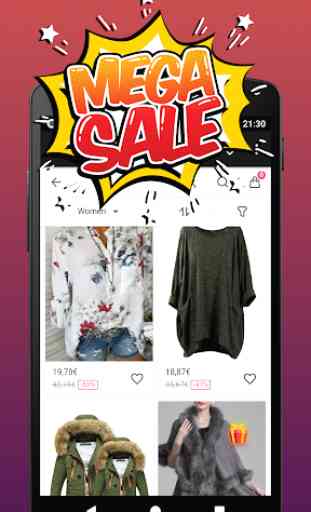 SALE - Abbigliamento economico Shopping online app 1