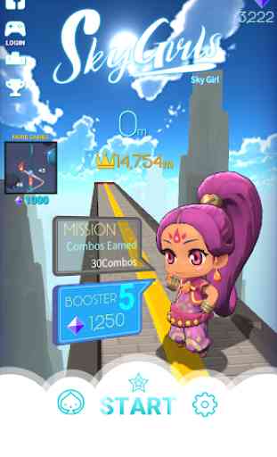 Sky Girls: Flying Runner Game 1