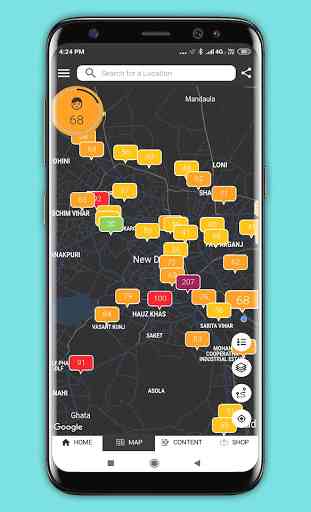 Skymet AQI: Real Time Air Quality Index App India 4