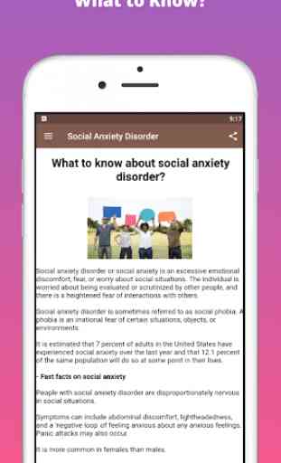 Social Anxiety Disorder Learning 2