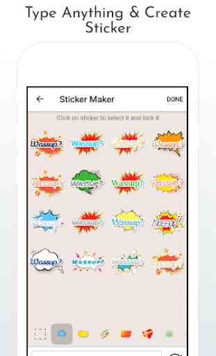 Text Sticker Maker For Whatsapp : WAStickerApps 3